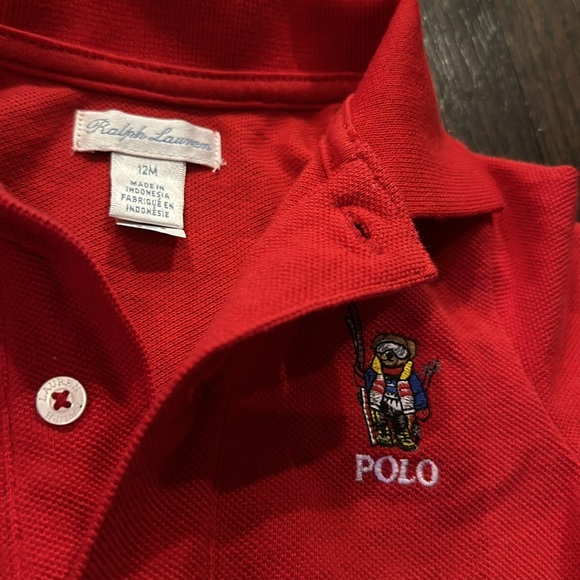 RALPH LAUREN BABY POLO SKI BEAR JUMPSUIT ROMPER ONESIE - Picture 2 of 3